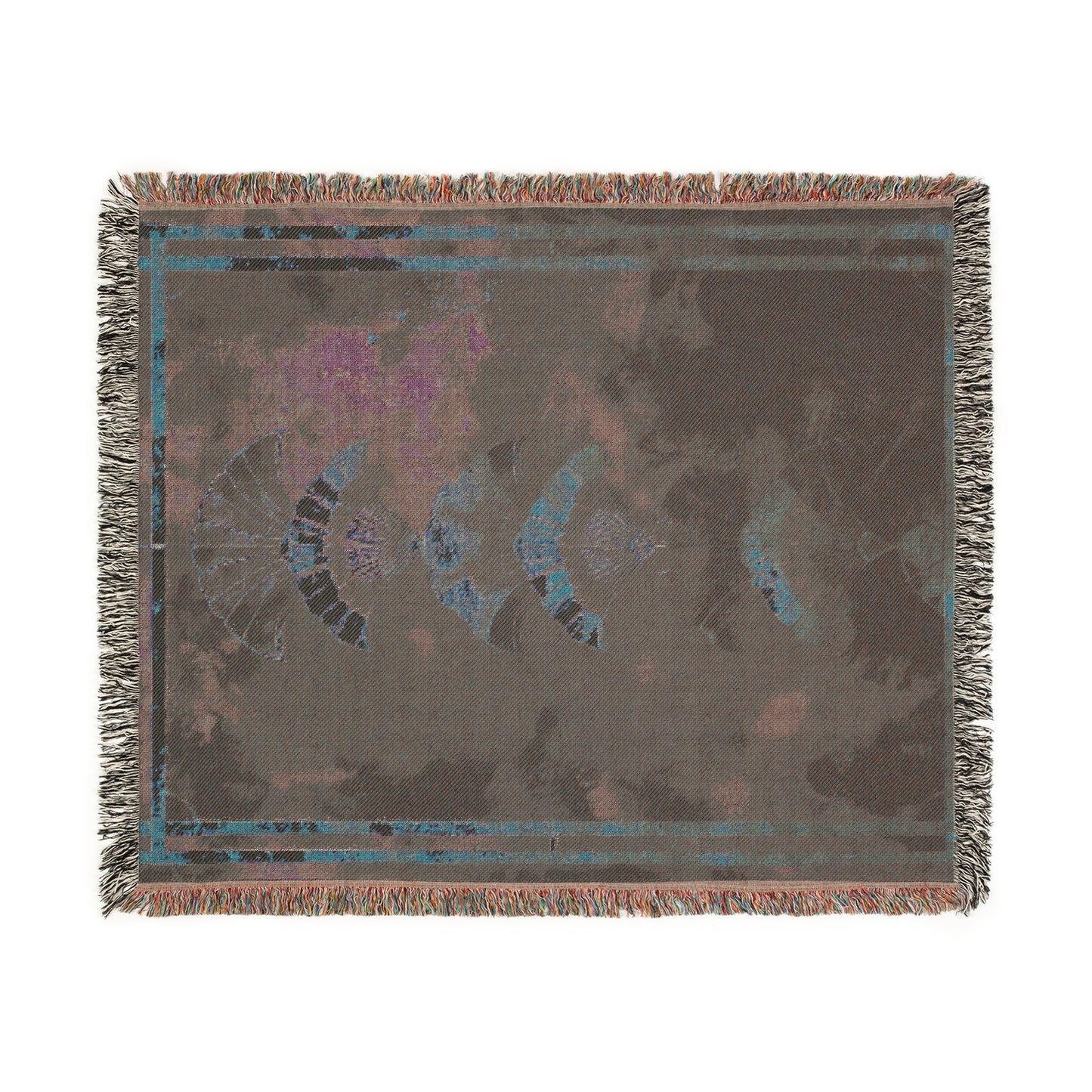Cozy Woven Blanket with Abstract Design, Decorative Throw, Living Room Accent, Unique Gift for Home Decor, Warm and Inviting