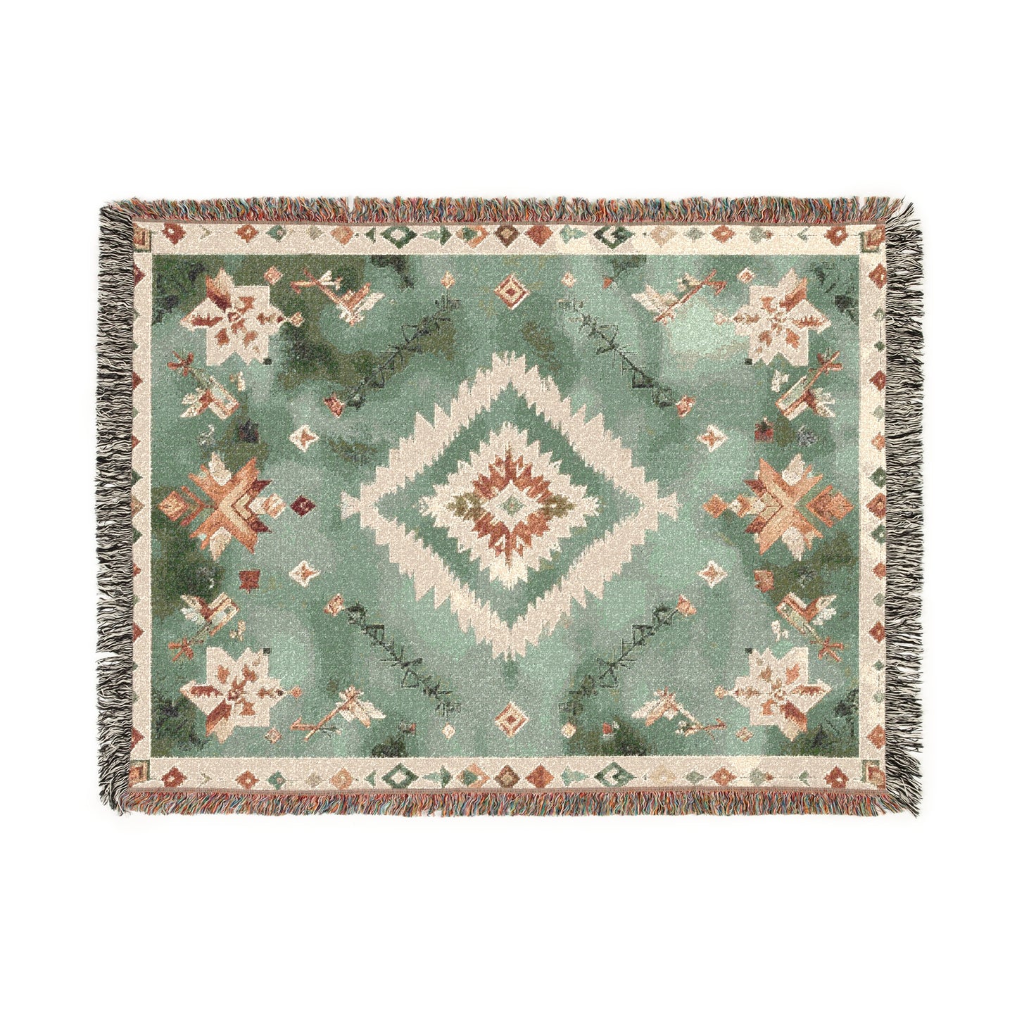 Bohemian Woven Blanket - Chic Home Decor, Cozy Gift for Friends, Throw Blanket, Boho Style, Housewarming, Relaxation