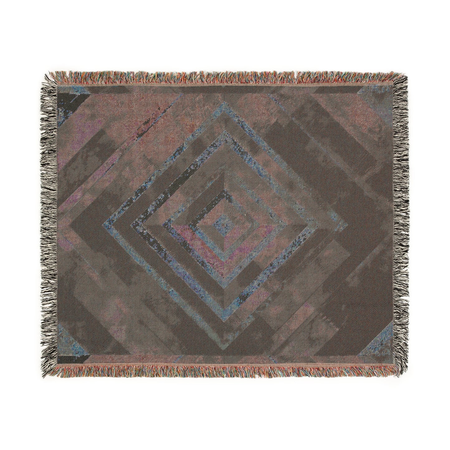 Geometric Woven Blanket | Cozy Home Throw, Perfect Gift for Housewarming, Boho Decor, Beach Picnic, Fall & Winter Warmth