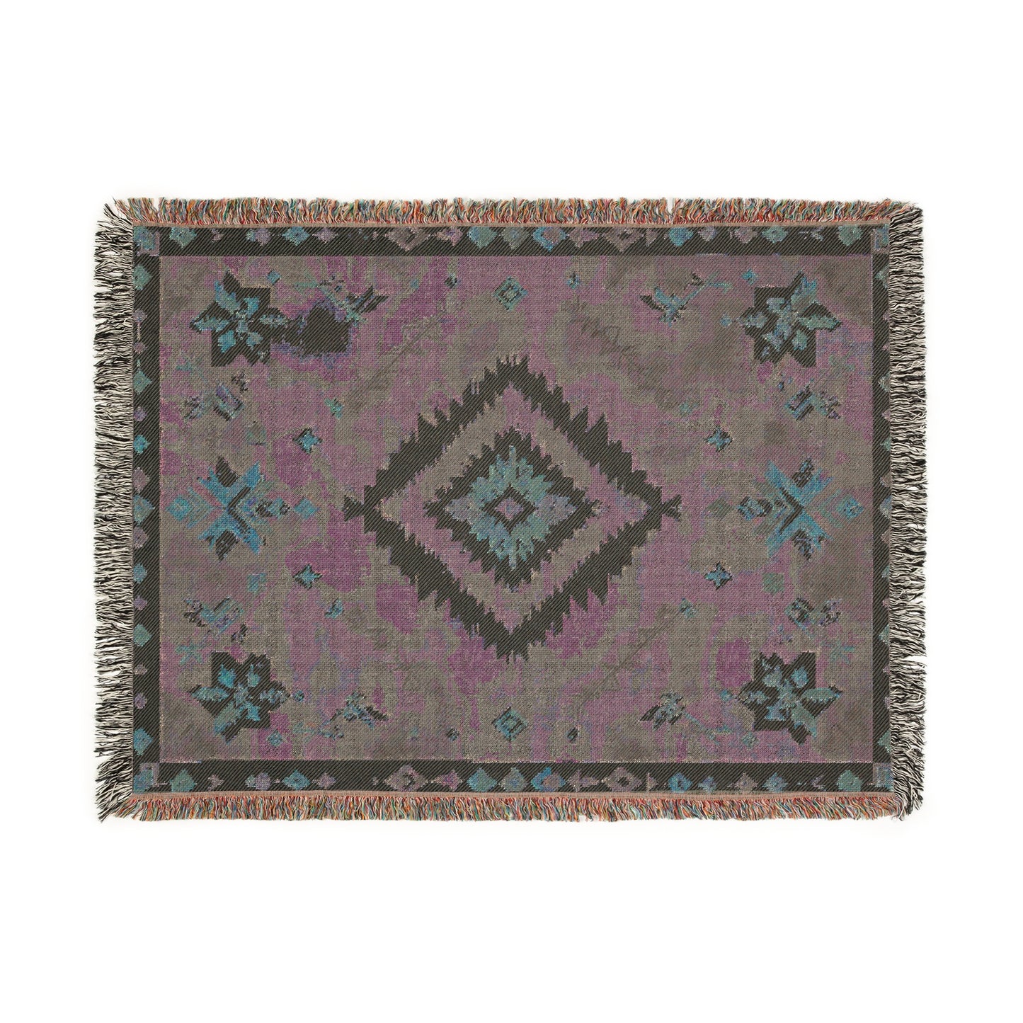 Bohemian Woven Blanket - Chic Home Decor, Cozy Gift for Friends, Throw Blanket, Boho Style, Housewarming, Relaxation