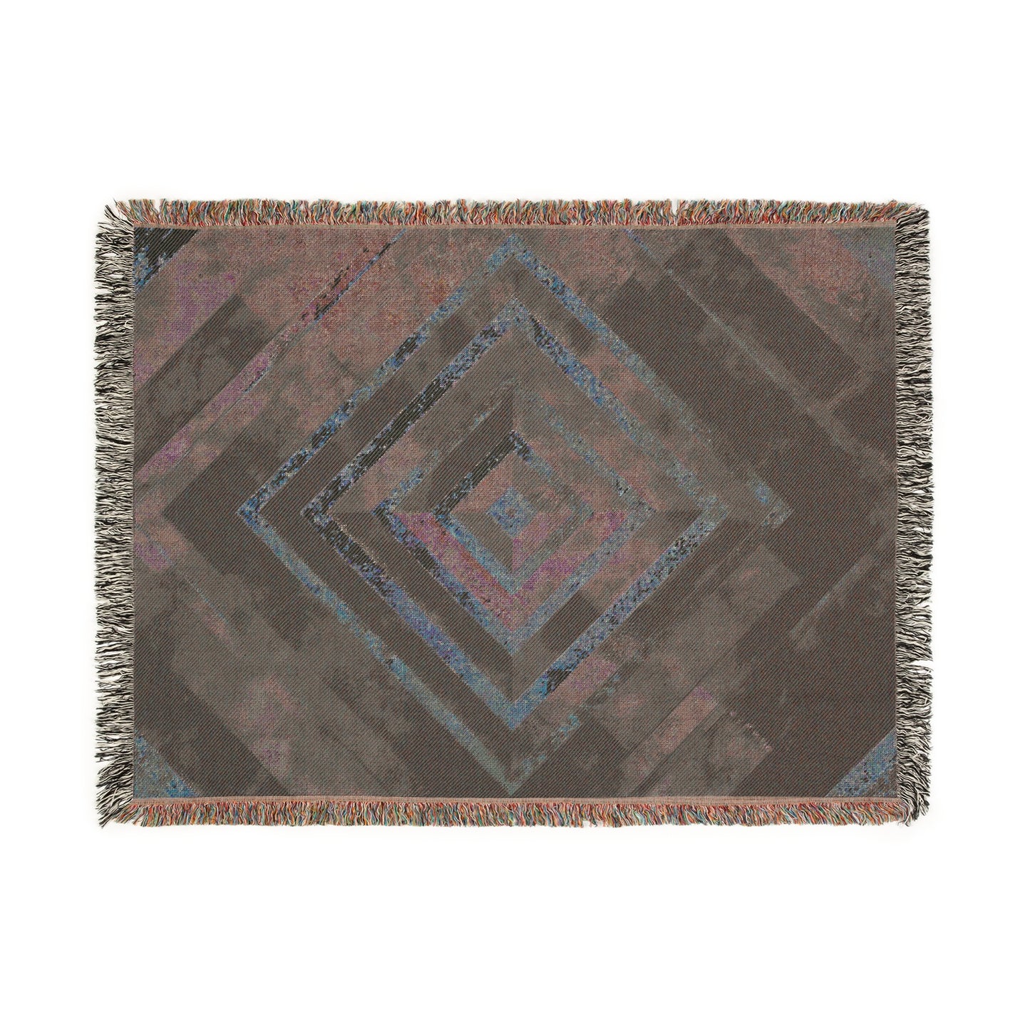 Geometric Woven Blanket | Cozy Home Throw, Perfect Gift for Housewarming, Boho Decor, Beach Picnic, Fall & Winter Warmth