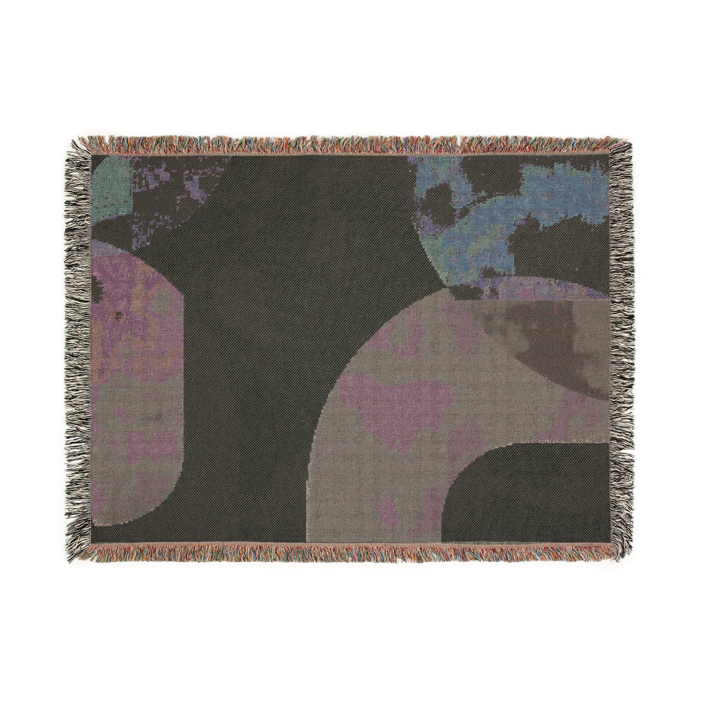 Modern Geometric Woven Blanket, Cozy Decor, Living Room Throw, Gift for Home, Unique Boho Blanket, Perfect for Any Season