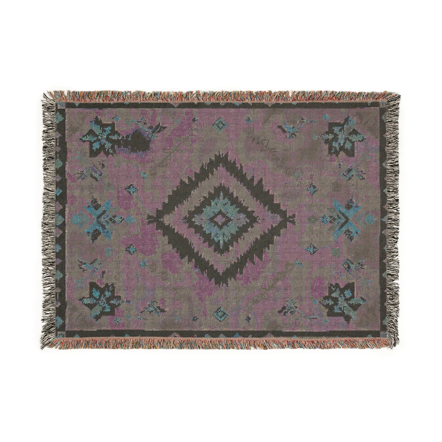 Bohemian Woven Blanket - Chic Home Decor, Cozy Gift for Friends, Throw Blanket, Boho Style, Housewarming, Relaxation