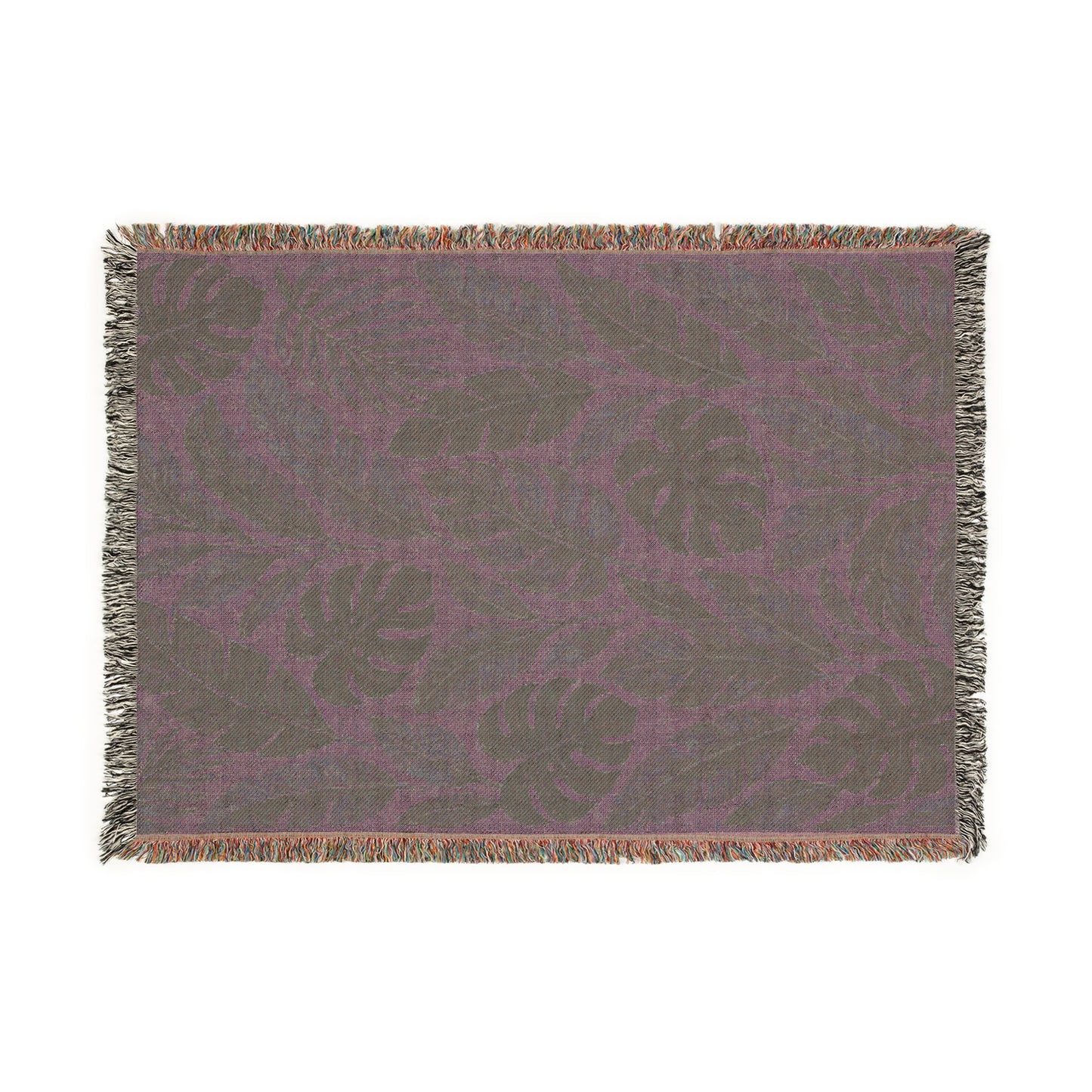 Tropical Woven Blanket - Cozy Home Décor, Ideal for Living Rooms, Perfect for Housewarming, Gift for Nature Lovers, Indoor/Outdoor Use