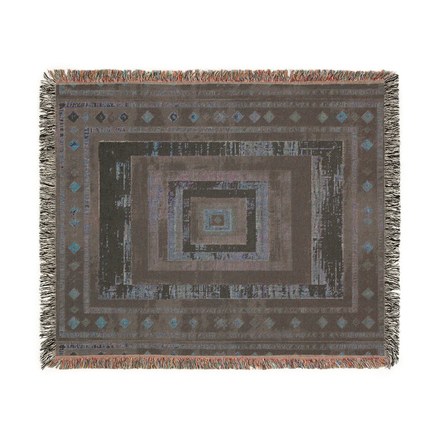 Cozy Woven Blanket - Modern Decorative Throw for Home, Gift for Housewarming, Bohemian Accent, Living Room Decor, Warm Layer
