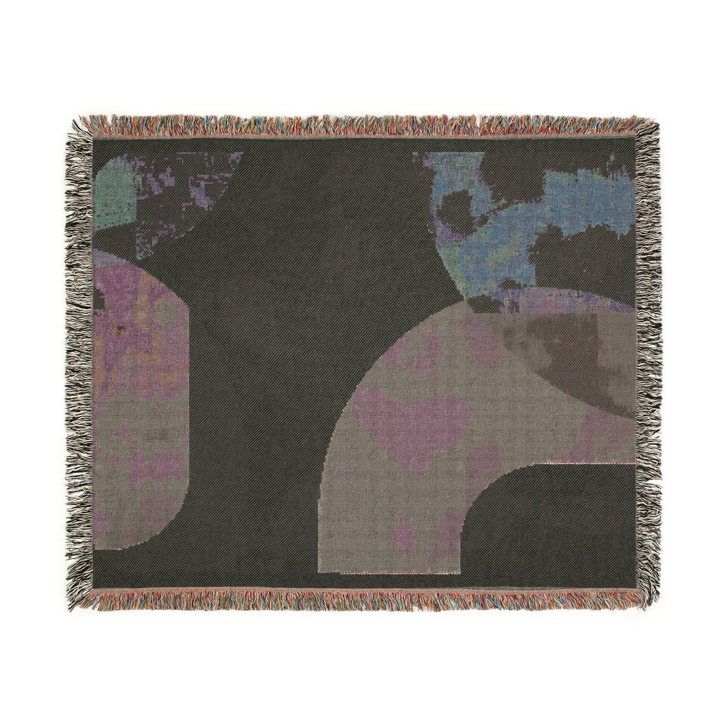 Modern Geometric Woven Blanket, Cozy Decor, Living Room Throw, Gift for Home, Unique Boho Blanket, Perfect for Any Season