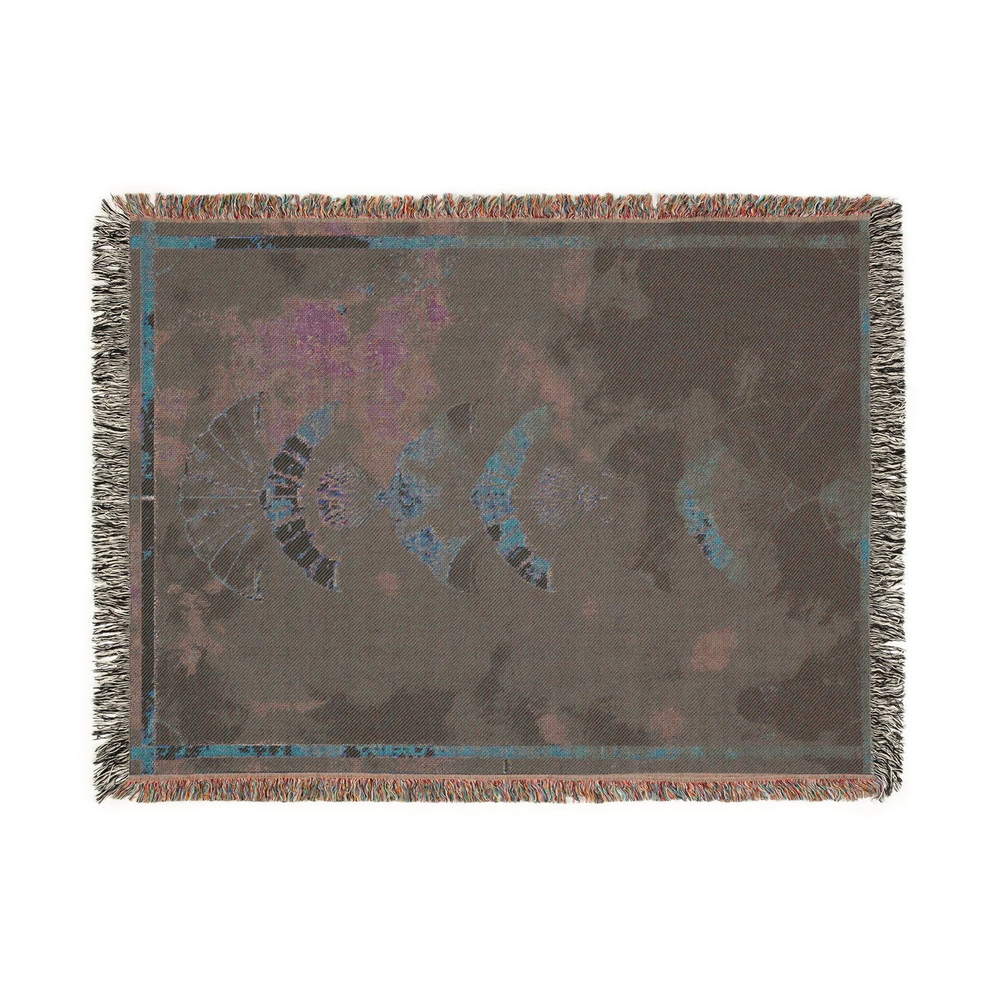 Cozy Woven Blanket with Abstract Design, Decorative Throw, Living Room Accent, Unique Gift for Home Decor, Warm and Inviting