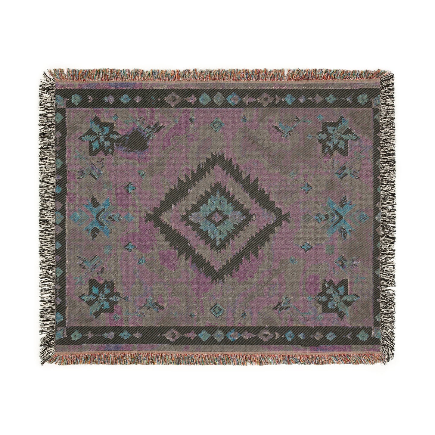 Bohemian Woven Blanket - Chic Home Decor, Cozy Gift for Friends, Throw Blanket, Boho Style, Housewarming, Relaxation