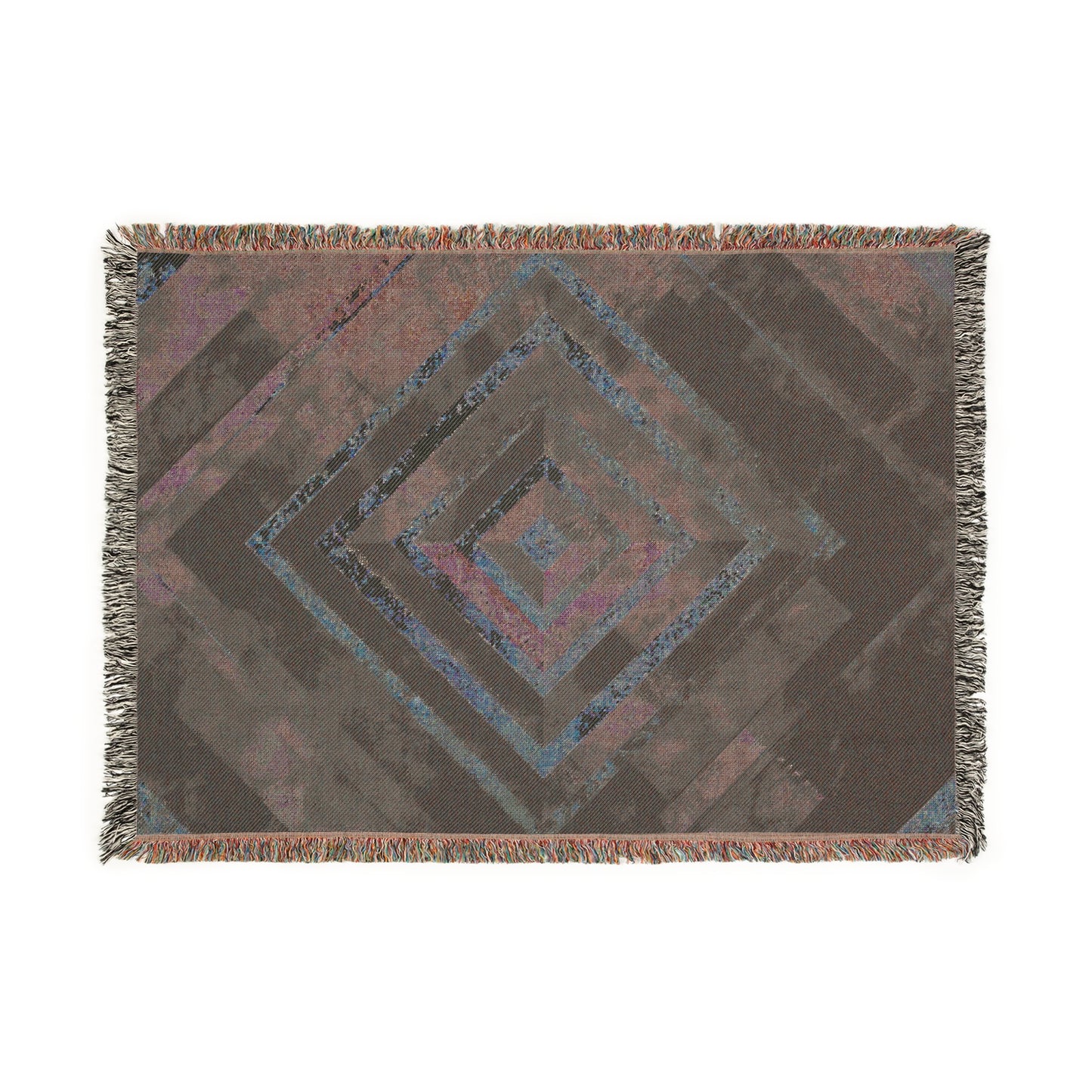 Geometric Woven Blanket | Cozy Home Throw, Perfect Gift for Housewarming, Boho Decor, Beach Picnic, Fall & Winter Warmth
