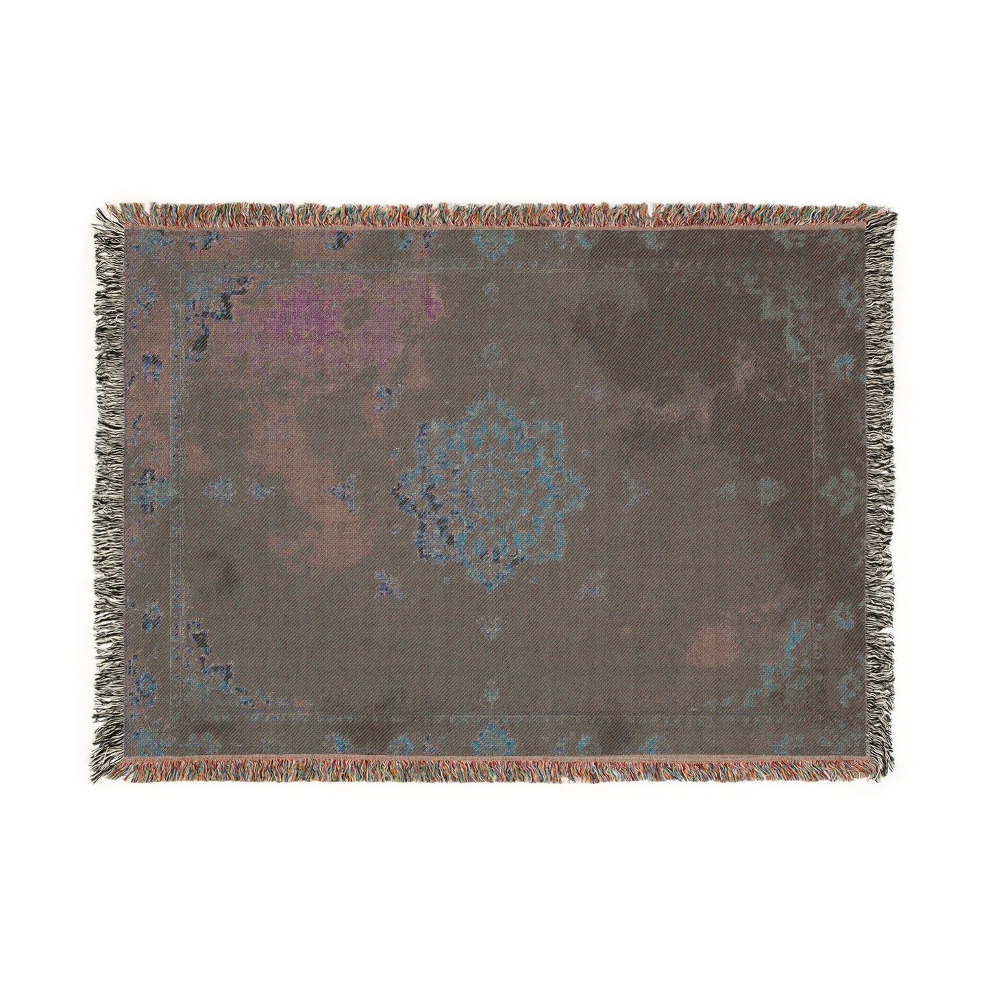 Artistic Woven Blanket | Cozy Decorative Throw, Soft Home Decor, Gift for All Occasions, Elegant Room Accent, Warm Tapestry