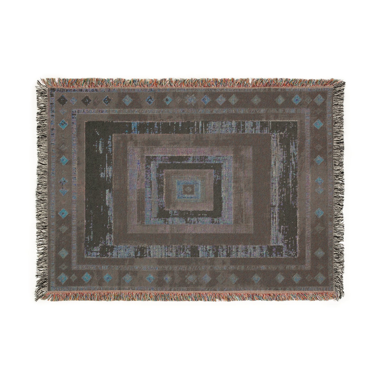 Cozy Woven Blanket - Modern Decorative Throw for Home, Gift for Housewarming, Bohemian Accent, Living Room Decor, Warm Layer