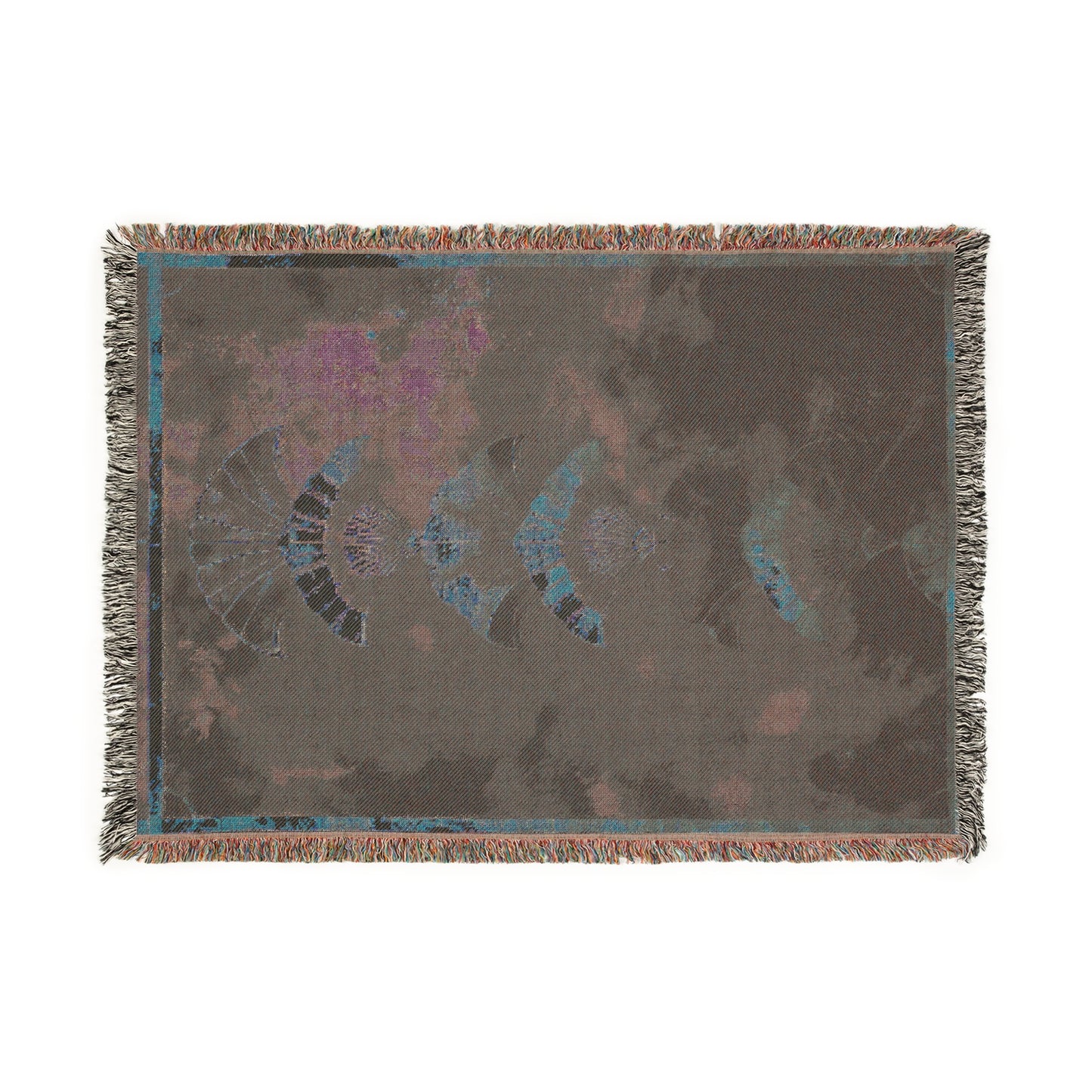Cozy Woven Blanket with Abstract Design, Decorative Throw, Living Room Accent, Unique Gift for Home Decor, Warm and Inviting