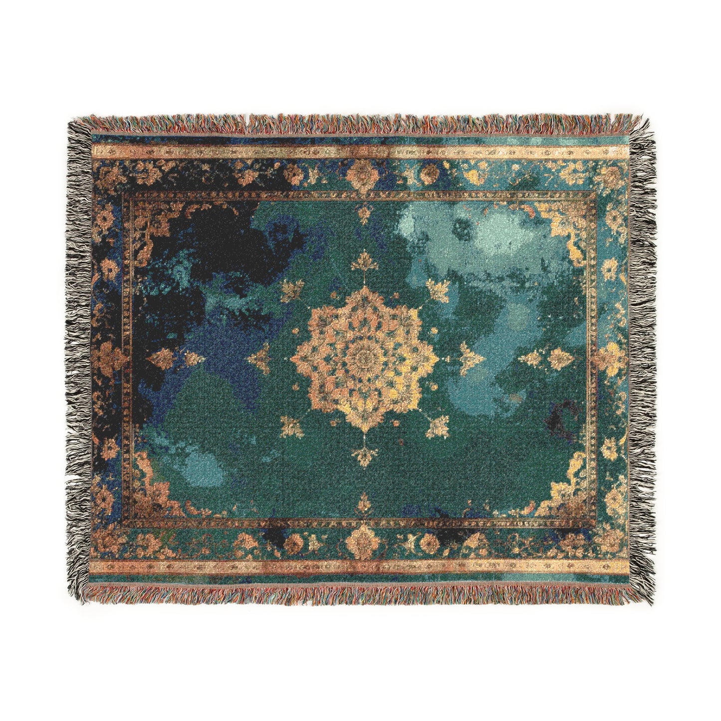 Artistic Woven Blanket | Cozy Decorative Throw, Soft Home Decor, Gift for All Occasions, Elegant Room Accent, Warm Tapestry