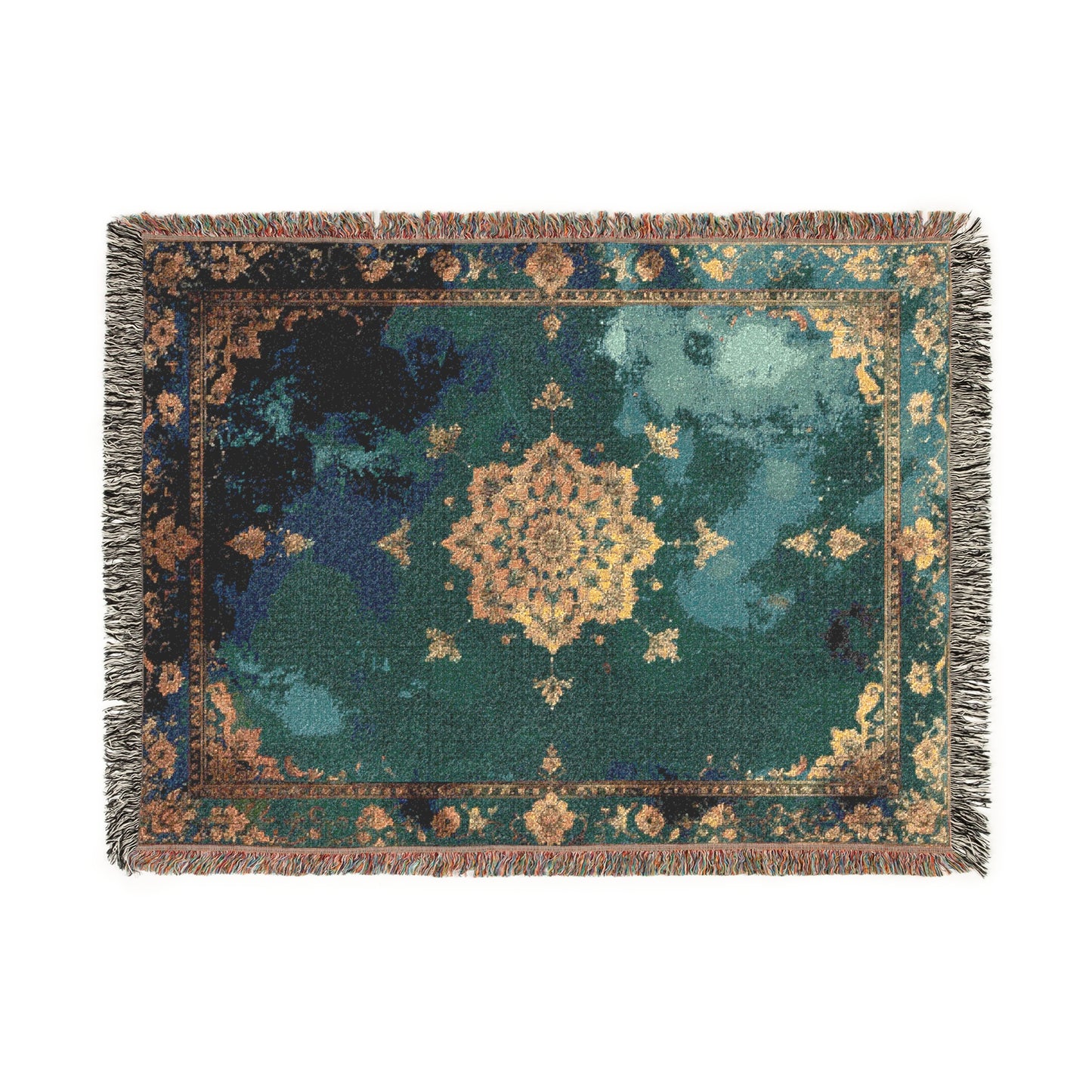 Artistic Woven Blanket | Cozy Decorative Throw, Soft Home Decor, Gift for All Occasions, Elegant Room Accent, Warm Tapestry