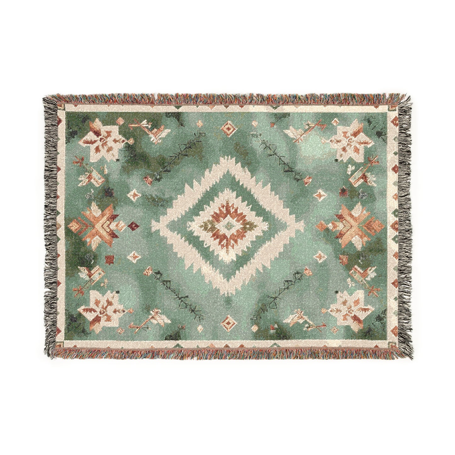 Bohemian Woven Blanket - Chic Home Decor, Cozy Gift for Friends, Throw Blanket, Boho Style, Housewarming, Relaxation
