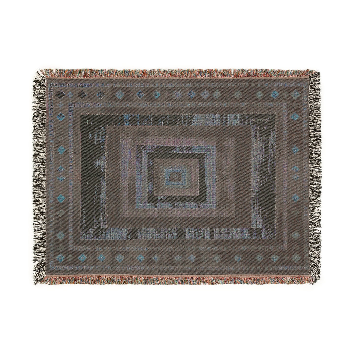 Cozy Woven Blanket - Modern Decorative Throw for Home, Gift for Housewarming, Bohemian Accent, Living Room Decor, Warm Layer