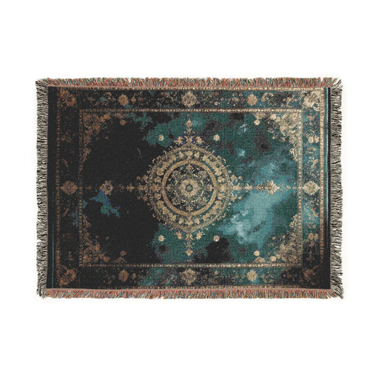 Celestial Woven Blanket: Cosmic Decor, Vintage Throw, Home Comfort, Galaxy Blanket, Gift for Astronomers, Astrology Lovers
