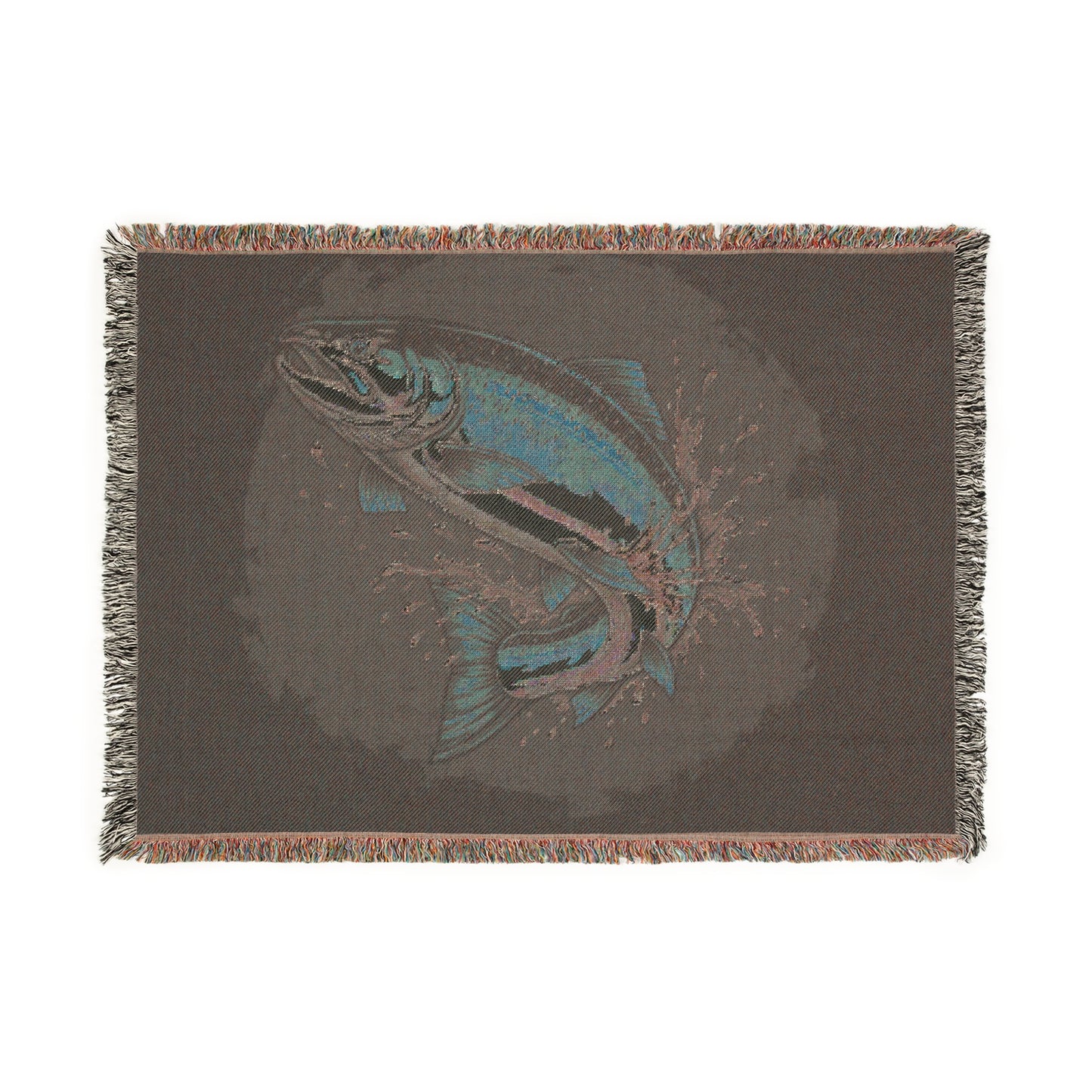 Fishing Tapestry Blanket, Cozy Home Decor, Perfect Gift for Anglers, Cabin Vibes, Unique Wall Hanging