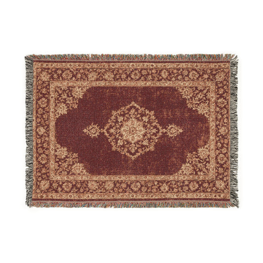 Cozy Bohemian Woven Blanket, Cozy Home Decor, Gift for Her, Housewarming, Vintage Tapestry, Indoor/Outdoor Use