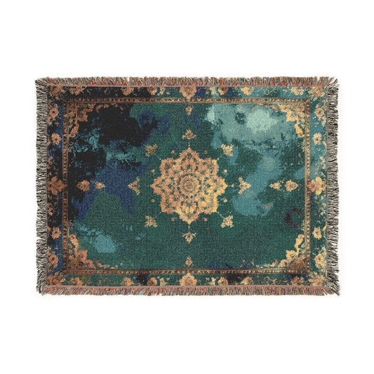 Artistic Woven Blanket | Cozy Decorative Throw, Soft Home Decor, Gift for All Occasions, Elegant Room Accent, Warm Tapestry