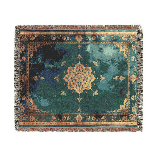 Artistic Woven Blanket | Cozy Decorative Throw, Soft Home Decor, Gift for All Occasions, Elegant Room Accent, Warm Tapestry