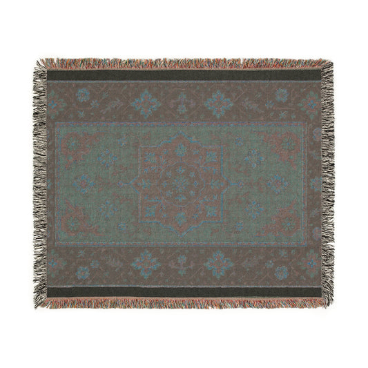 Bohemian Woven Blanket - Cozy Home Decor, Vintage Design, Gift for Housewarming, Throws for Beds, Spiritual Vibes, Warm Textile